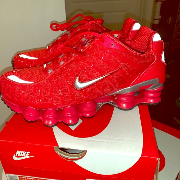nike red shox